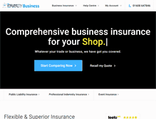 Tablet Screenshot of insuremybusiness.co.uk